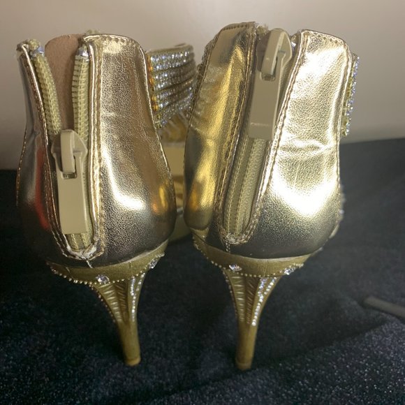 Women's Rhinestone Evening Shoes - Picture 3 of 5